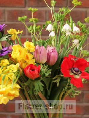 Ну, и конечно, никуда без цветов! Яркие анемоны, ароматные нарциссы и весенние тюльпаны — наши главные герои.