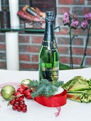 Мастер-класс: новогоднее оформление бутылки шампанского своими руками