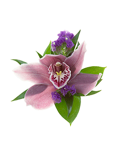 Бутоньерка для жениха из орхидеи №104