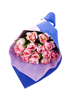 Букет из розовых тюльпанов «Эмми»