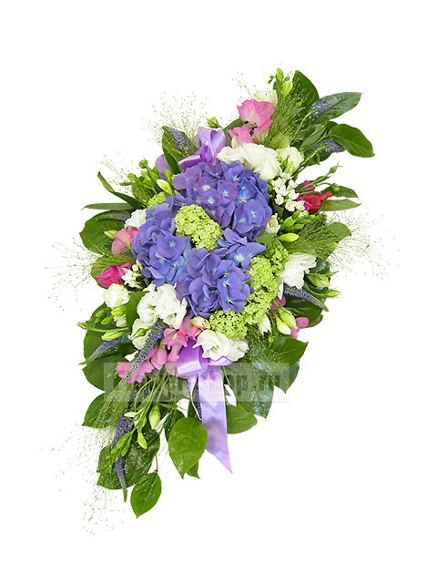 Композиция для свадебного стола из экзотических цветов №11