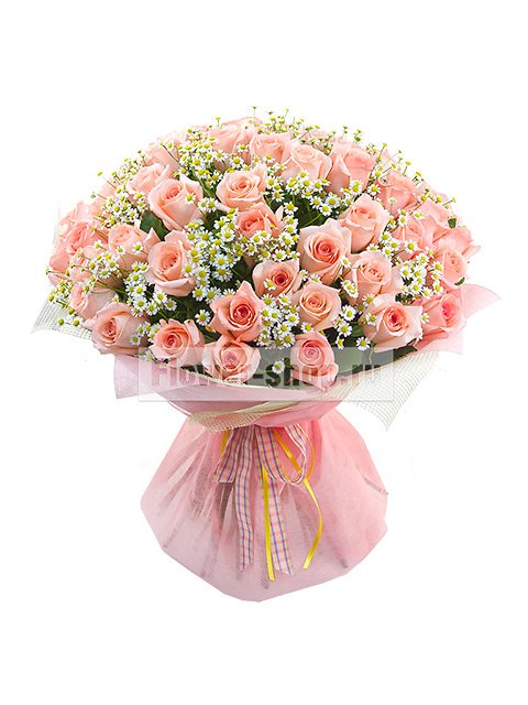 Букет из роз и ромашек «Женское счастье»