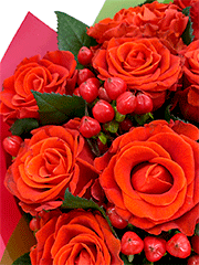Букеты из красных роз