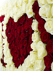 Композиции из цветов на День святого Валентина