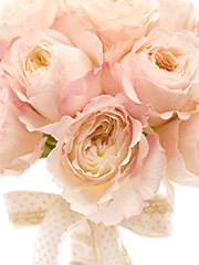 Свадебные букеты невесты из садовых роз