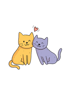 Мини «Влюбленные котики» 