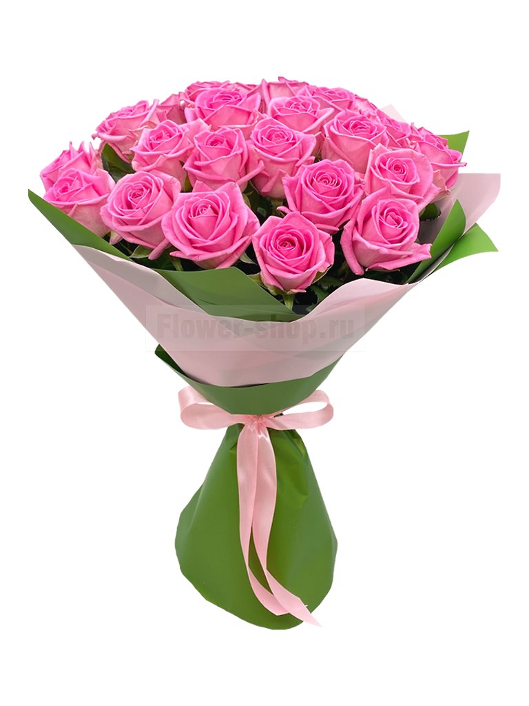 Букет из розовых роз «Волшебница»