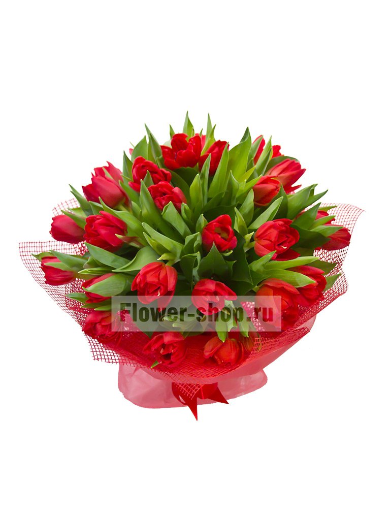 Букет из красных тюльпанов «Персидская сказка»