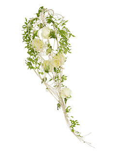 Букет невесты из роз «Ажурный»