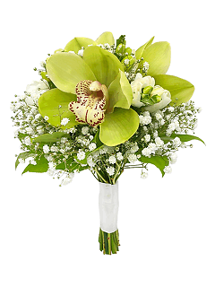 Букет невесты дублер №6 из орхидей и фрезий