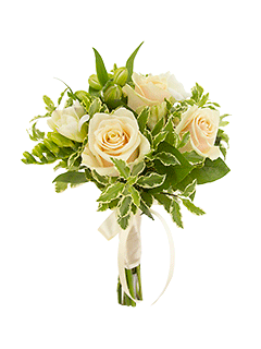 Букет невесты дублер №3 из  роз, альстромерий и фрезий