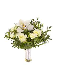 Букет невесты дублер №7 из белых роз
