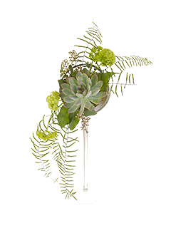 Композиция из экзотических растений для свадебного стола №81