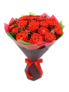Букет из красных роз «Тринидад»
