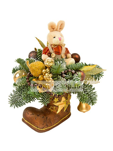Новогодняя композиция «Год домашнего Кролика»