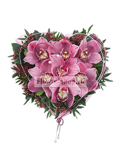 Композиция из орхидей «Серенада о любви»