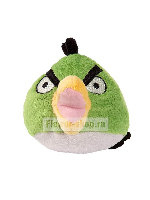 Мягкая игрушка «Птичка Angry Birds зеленая»