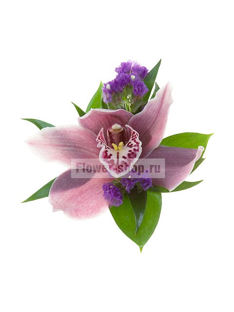 Бутоньерка для жениха из орхидеи №104