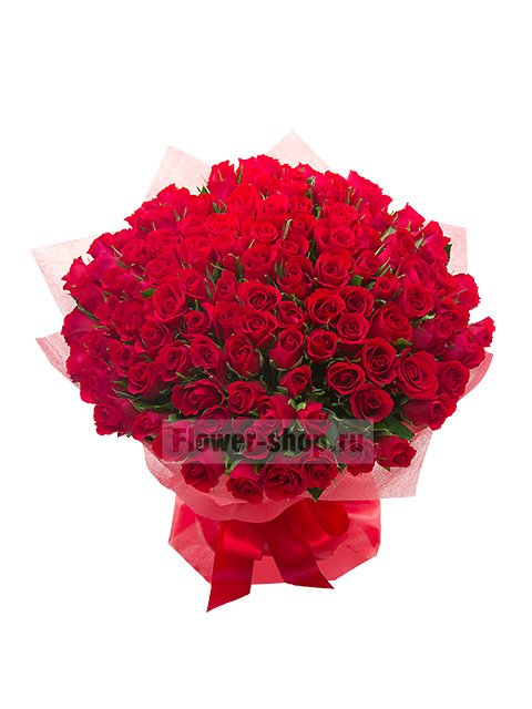 Букет красных роз «Угадывай желание!»