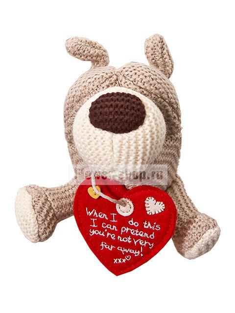 Мягкая игрушка «Собачка Буффи с сердечком»