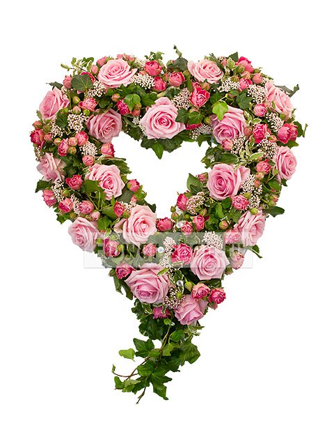 Сердце из роз «Знак любви»