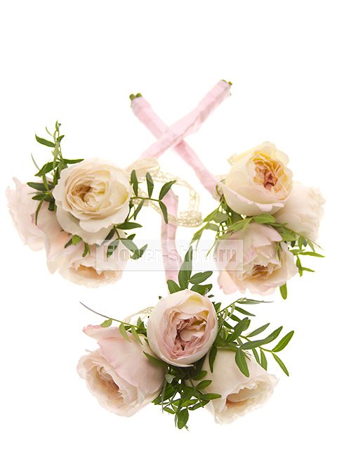 Букет невесты-трансформер из роз  «Розовая мечта»