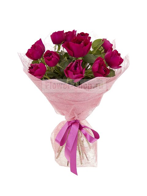 Букет из садовых роз «Ароматное саше»