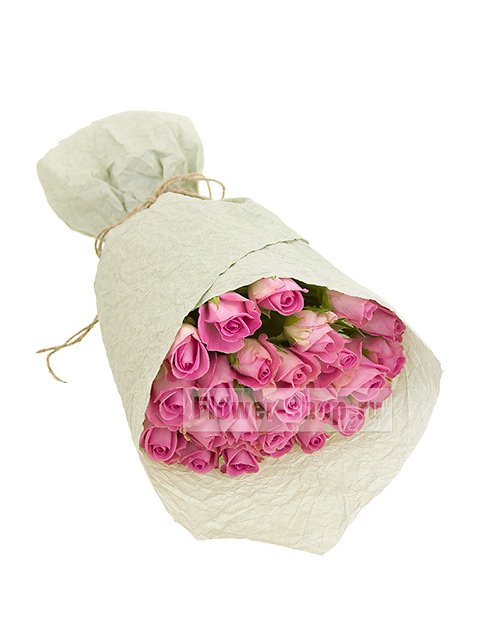 Букет из 25 розовых роз Акуна Матата