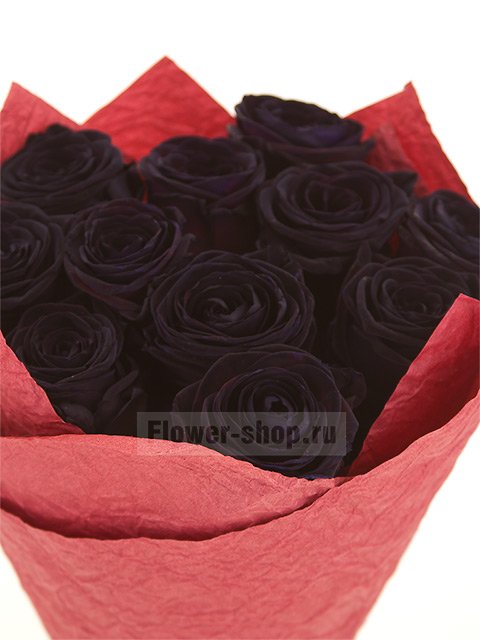 Букет из черных роз