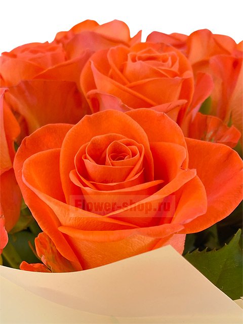 Букет из оранжевых роз