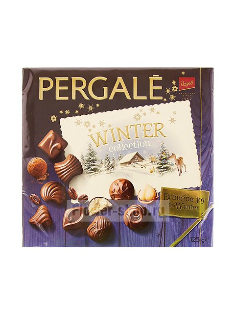 Конфеты Pergale «Зимняя коллекция» Темный шоколад