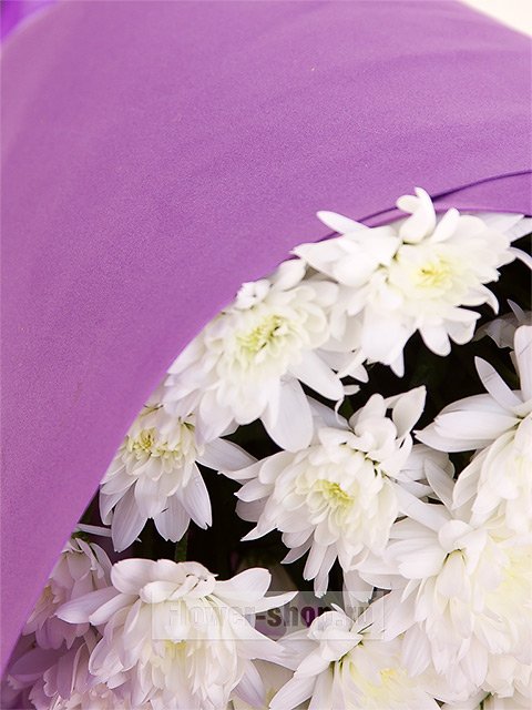 Букет «Пушистые хризантемы»