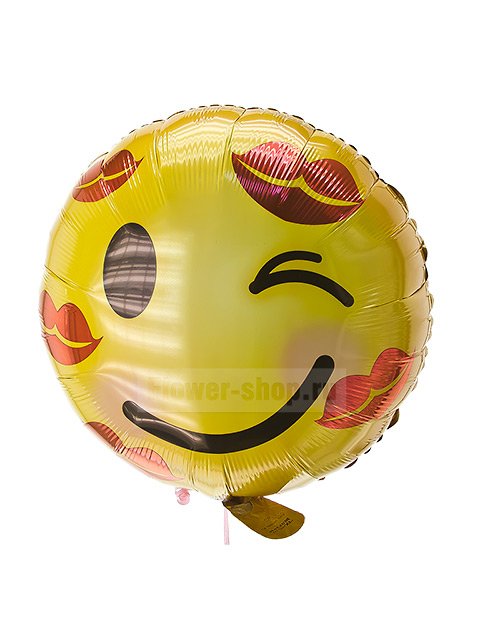 Воздушный шар с гелием «Я тебя зацелую!»