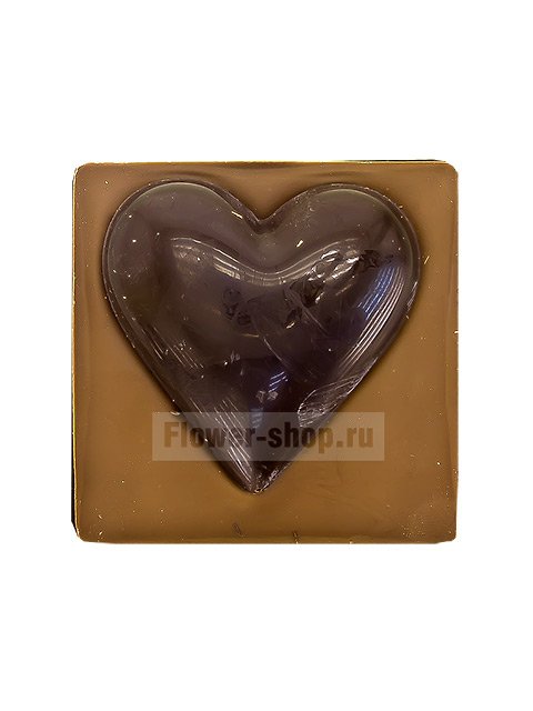 Шоколад молочный «Сердце» коричневое