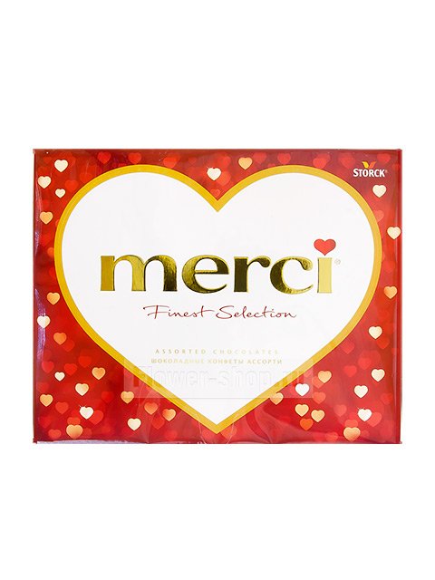 Шоколад Merci «Красное сердце» ассорти, 250 г