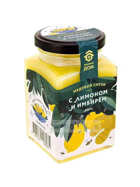 Медовый смузи «Лимон и имбирь»
