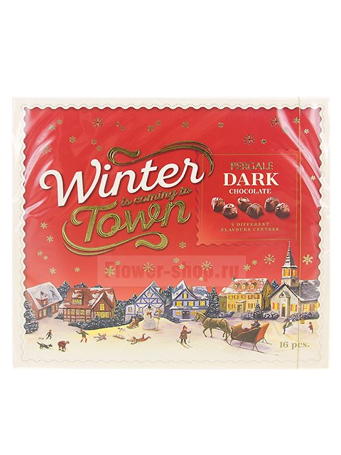 Конфеты Pergale «Зимний городок» Темный шоколад
