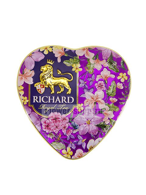 Черный чай Richard «Королевское сердце сиреневое»