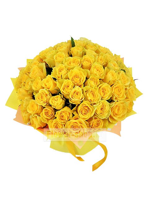 Букет из желтых роз «Капля солнца»