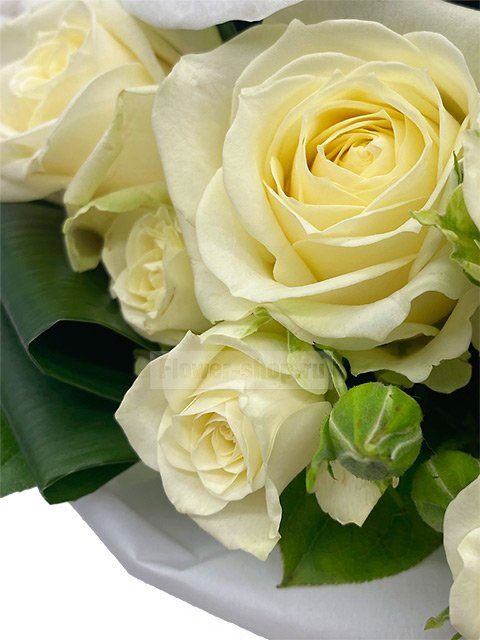 Букет из роз и орхидей «Алмаз»
