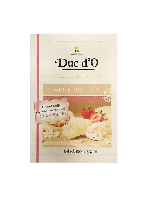 Конфеты Duc d'O «Трюфели» Белый шоколад с клубникой