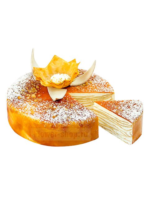 Торт «Креп де Пари» карамельный