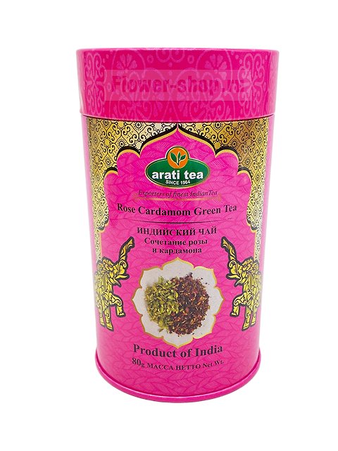 Зеленый чай Arati Tea «Роза и кардамон»